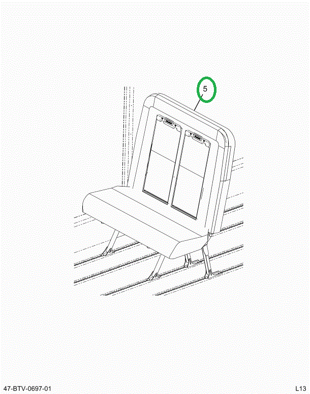 2238709C91 Seat, Right Hand, 39 Gen4 42kv
