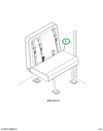 2238726C91 Seat, Left Hand, 45 Gen4 3pt 4