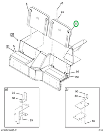 2238729C92 Seat, 39 Gen4 3pt 42vnl Bl Dav
