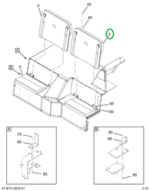 2238732C93 Seat, 39 Gen4 3pt 42vnl Gy Dav