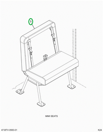 2238739C91 Seat, Left Hand, 36 Gen4 3pt 4