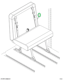 2238783C91 Seat, Left Hand, 36 Gen4 3pt 4