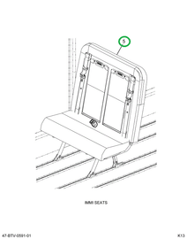 2238802C91 Seat, Rh, 36 Gen4 3pt 42kvr Gy