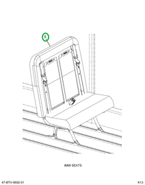 2238803C91 Seat, Left Hand, 36 Gen4 3pt 4