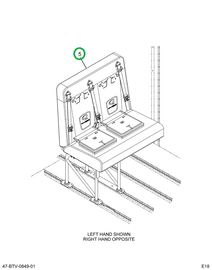 2239286C91 Seat, Left Hand, Sss/cr 45 4le