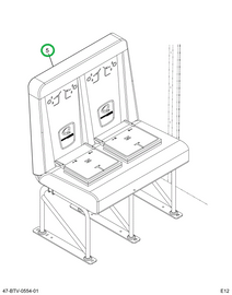 2239451C91 Seat, Left Hand, Cr 39 6leg Tr