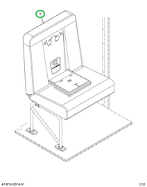 2239571C92 Seat, Left Hand, Cr 30 2leg Wa