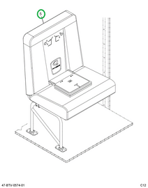 2239573C92 Seat, Left Hand, Cr 30 2leg Wa