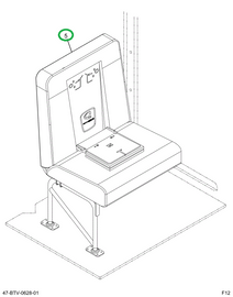 2239586C92 Seat, Left Hand, Cr 30 2leg Wa