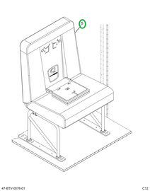 2239634C91 Seat, Left Hand, Cr 30 4leg Tr