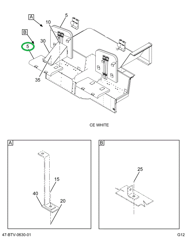 2240205C91 Seat, Dvnprt With Belts 42oz B