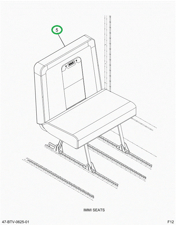 2241031C91 Seat, Left Hand, 30 Gen4 Lap 4
