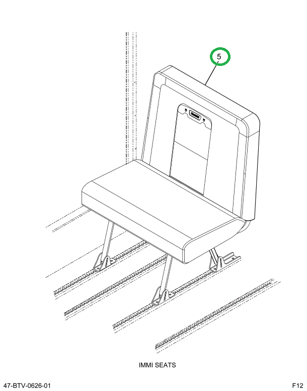 2241032C91 Seat, Right Hand, 30 Gen4 Lap