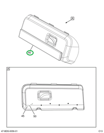 2241139C1 Pad Header Bumper Assembly 42