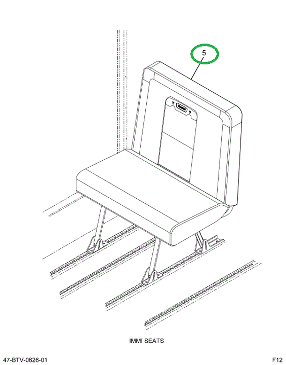 2241463C91 Seat, Right Hand, 30 Gen4 Lap