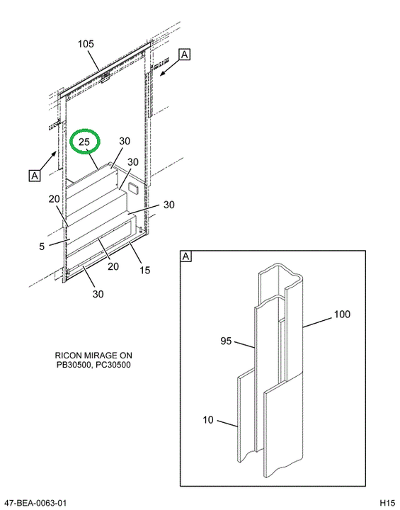 2241590C1 Wear- Plate, Door, Bus Body, 4