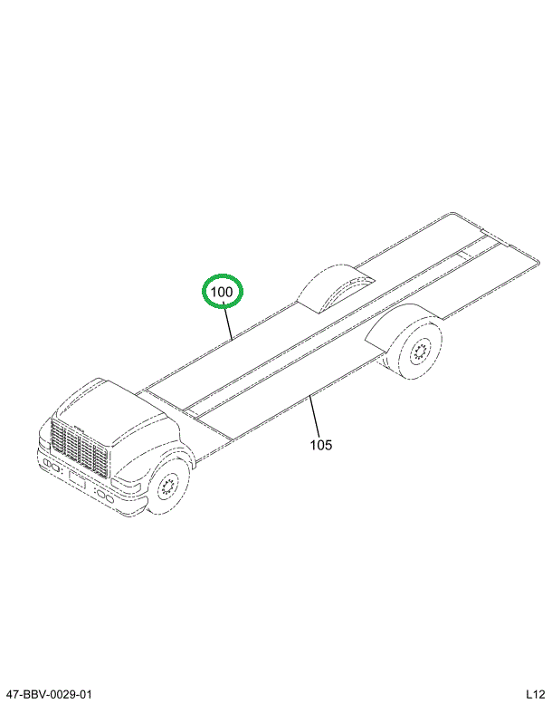 2241723C2 MAT,FLOOR,BUS BODY,SMOOTH BLAC
