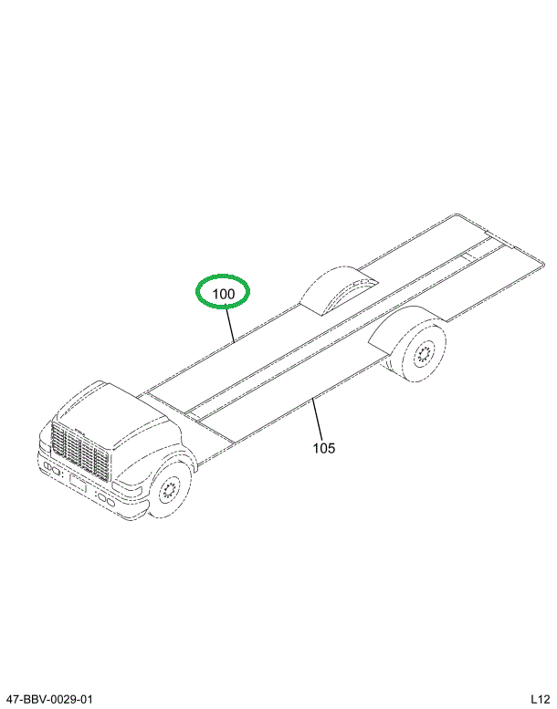 2241732C2 Mat, Floor, Bus Body ,smooth M