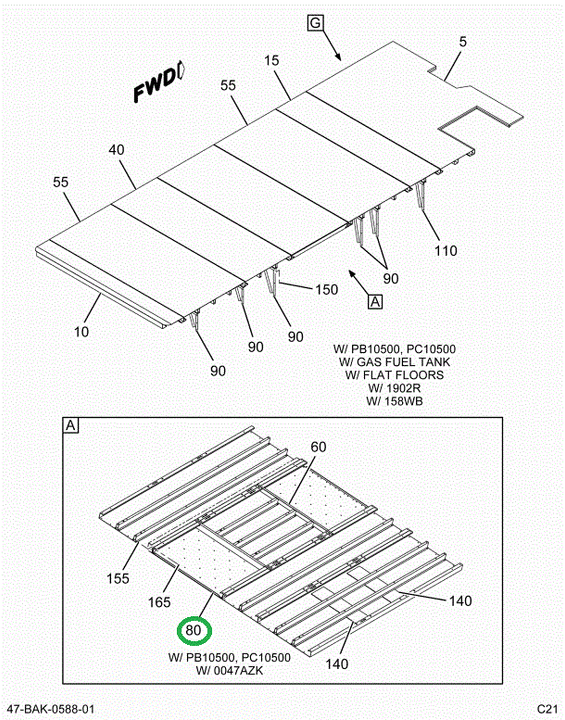 2241746C1 Panel, Bus Body, Rear Flat Flo