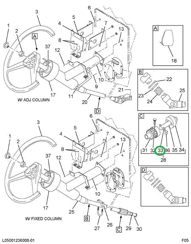 225217R1 PIN STRG GEAR WHEEL TUBE