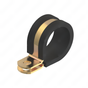 23-11357-002 CLAMP-HOSE,SGL,CUSH, .