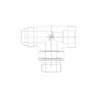 23-12455-000 TEE,-12 JIC X -12 ORB