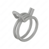23-12851-001 CLAMP-STL,SPR,5/16ID