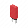 23-13126-210 CURCUIT BREAKER-10A,T2,MINI 280,14V,RED
