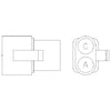 23-13141-213 PLUG-2CAV MP800 BUS32004A1 BK