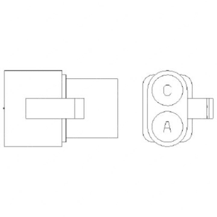 23-13141-221 PLUG-2CAV MP800 BUS32004B1 GY