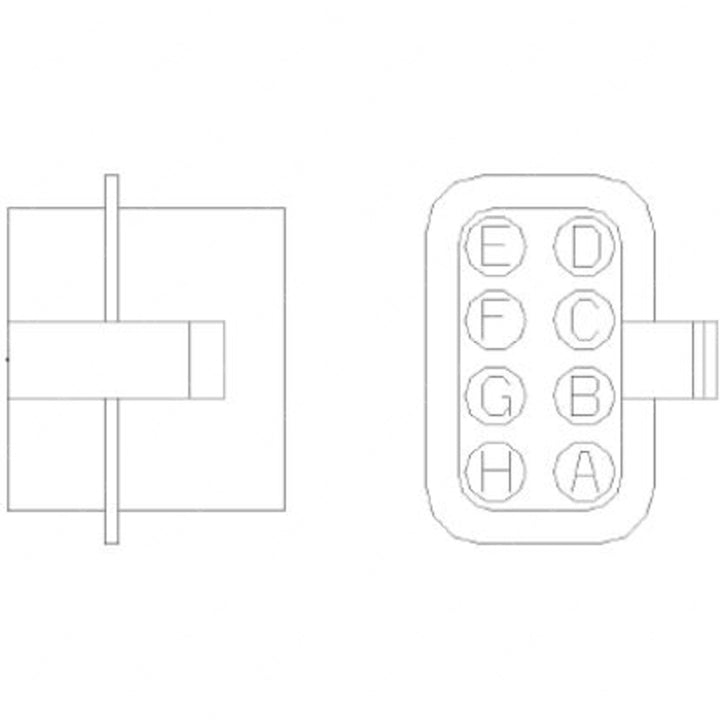 23-13141-813 PLUG-8CAV MP280 BUS32006B21 GY