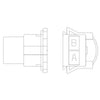 23-13142-209 PLUG-2CAV MP280.1P2S PAC BK