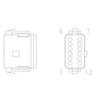 23-13148-047 PLUG 12CAV DT DUF GY A KEY SL