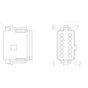 23-13148-047 PLUG 12CAV DT DUF GY A KEY SL