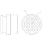 23-13148-050 PLUG-31CAV,HDP,DUF,BK,BKSHL,SK