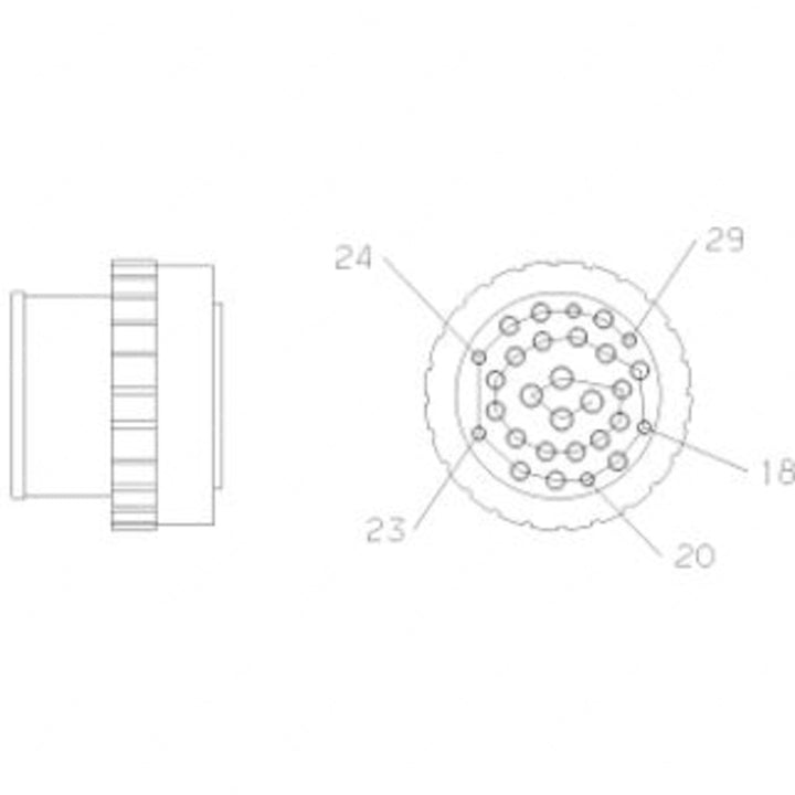 23-13148-081 PLUG-29CAV,HDP,DUF,BK