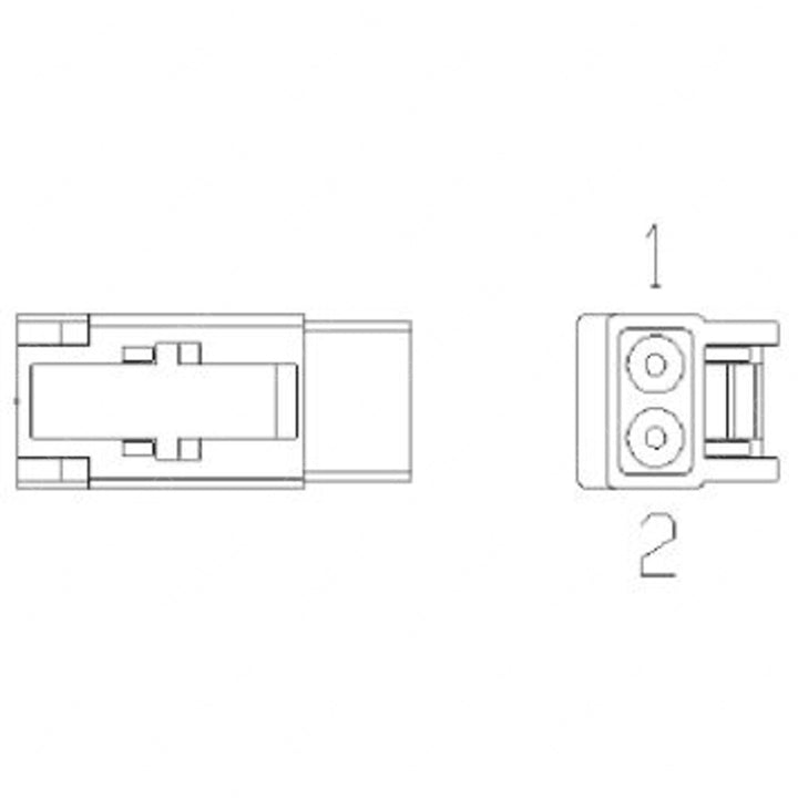 23-13148-203 PLUG-2CAV,DTM,DUFDTM06 2S,GY