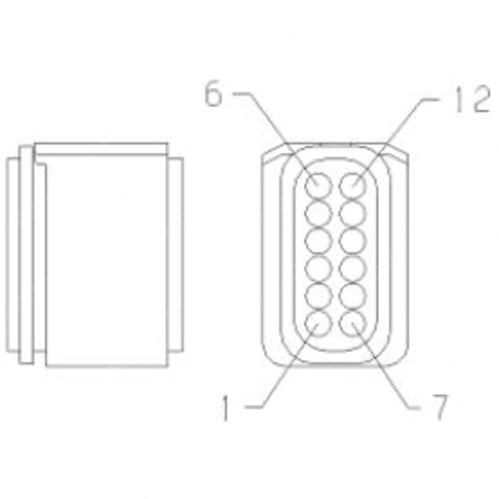 23-13149-033 CONNECTOR-PLUG,ELECTRICAL-12CAV,MCP1.5KS