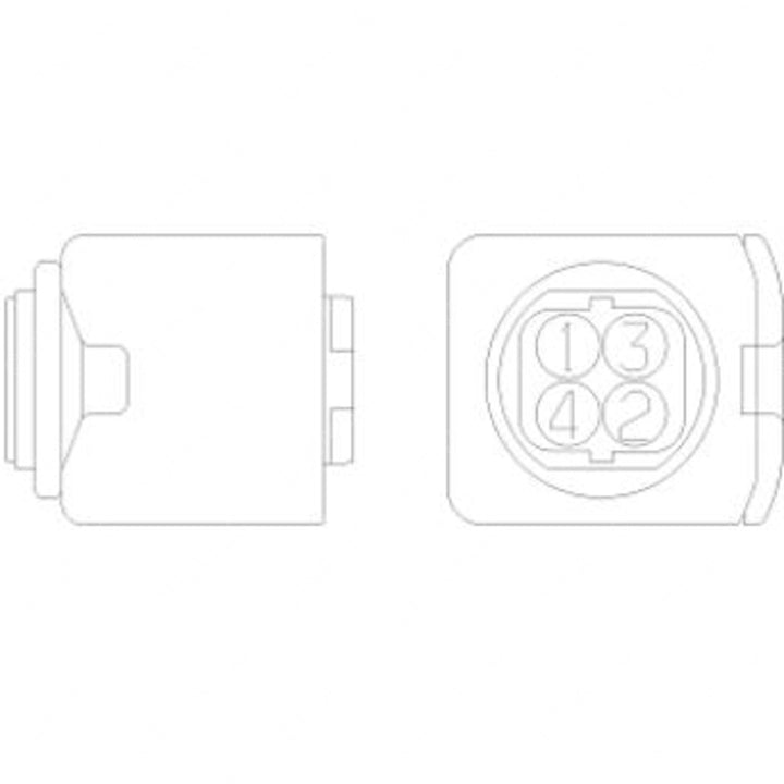 23-13149-408 PLUG-4CAV,HDSCS,AI 1-1418390-1