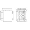 23-13149-801 PLUG-8CAV,HDSCS,AI 1-1418479-1