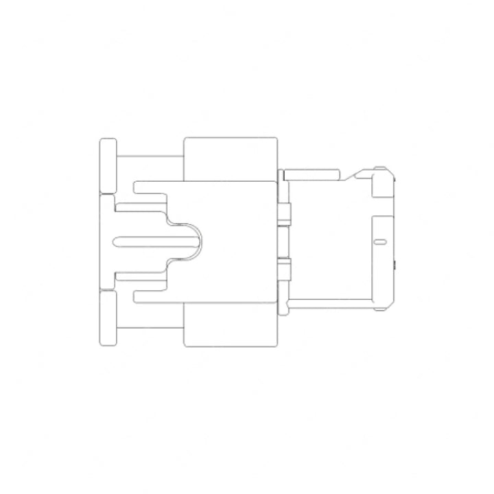 23-13151-309 PLUG-3CAV,MCON1.2,AI ,BK