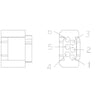 23-13151-613 PLUG-6CAV,MQSS,AI 2-967616-1,B KEY