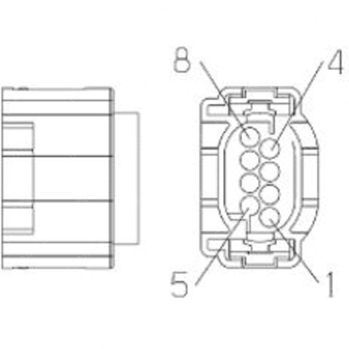 23-13151-804 PLUG-8CAV,MQSS,AI 1-1534229-1