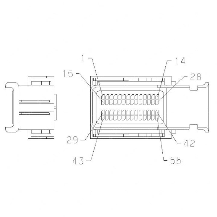 23-13153-068 CONNECTOR-PLUG,ELECTRICAL-56CAV,MX123,MO