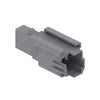 23-13153-314 RECEPTACLE-3CAV,HDAC.64,MOL,GY,B KEY