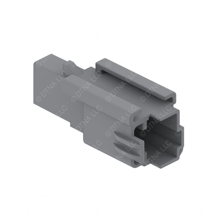 23-13153-314 RECEPTACLE-3CAV,HDAC.64,MOL,GY,B KEY