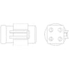 23-13153-411 PLUG-4CAV,M1.6S,AFL,BK