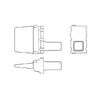 23-13303-041 LOCK-TERM,DTM,6CAV,O,WM-6P