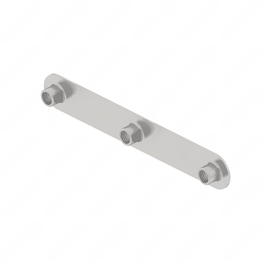 23-13332-002 NUT PLATE,M10X1.5,STL,2 HOLE