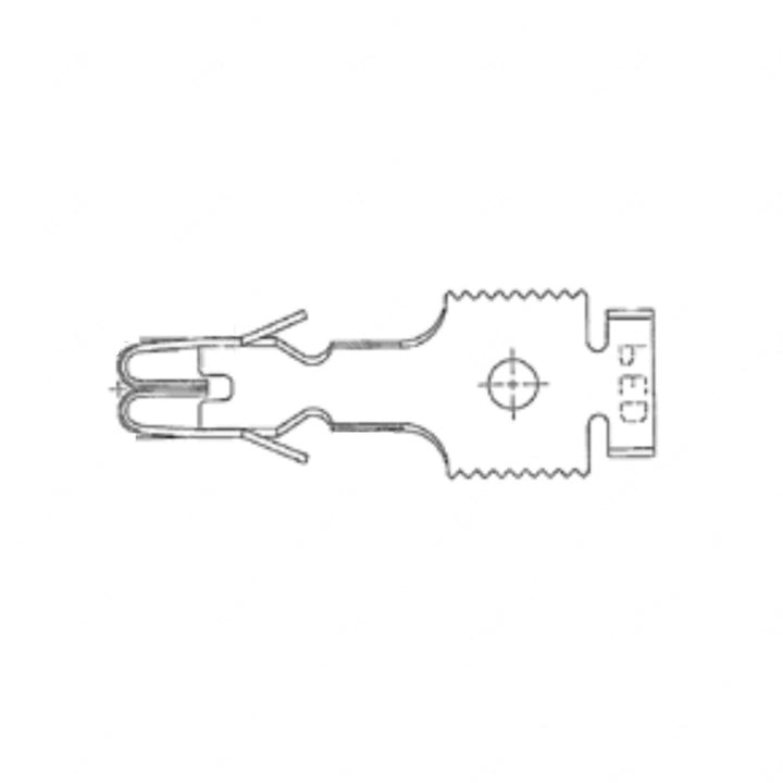 23-13430-111 TERMINAL,FEMALE,SILVER PLATED